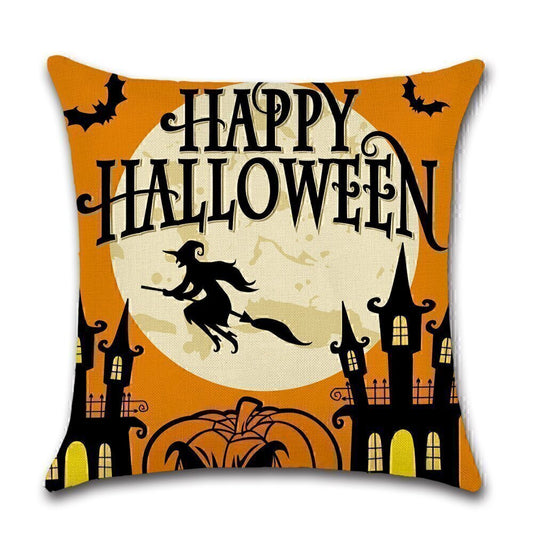 Kussenhoes Happy Halloween Witch